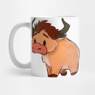 Cute Buffalo Drawing Mug